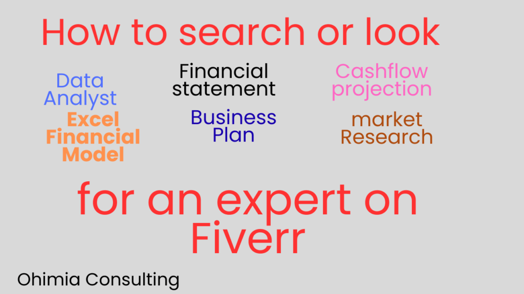 How to search or look for an expert on Fiverr